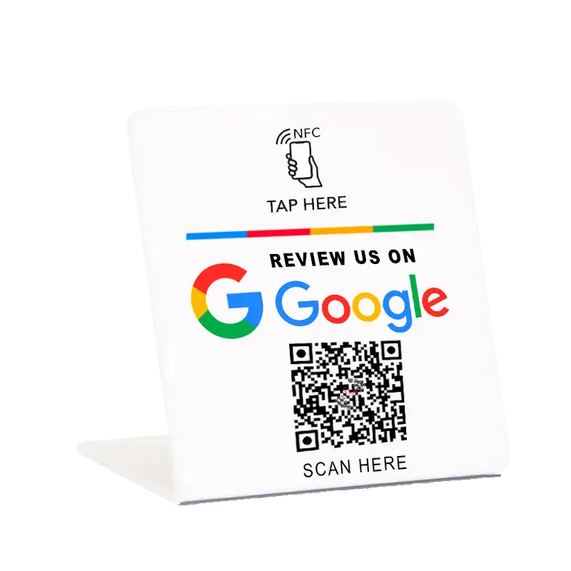 review us on google plackard