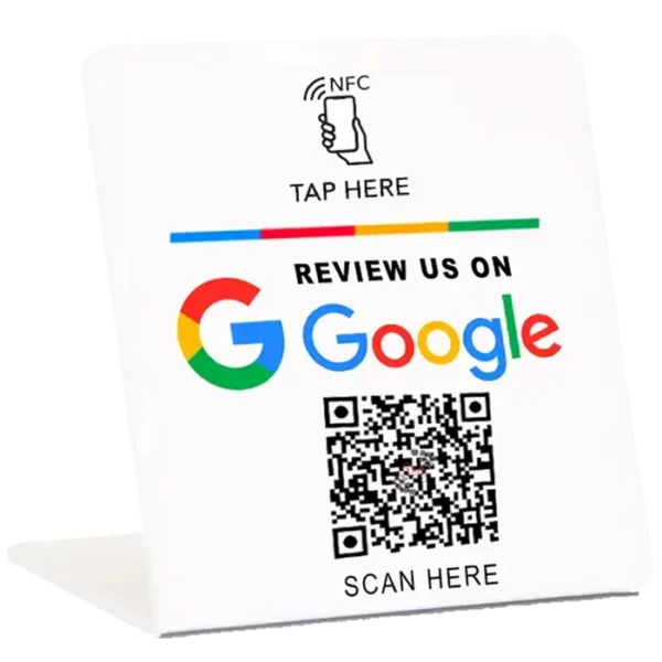 Custom Social Media NFC Stand 120MM Wide - Image 3