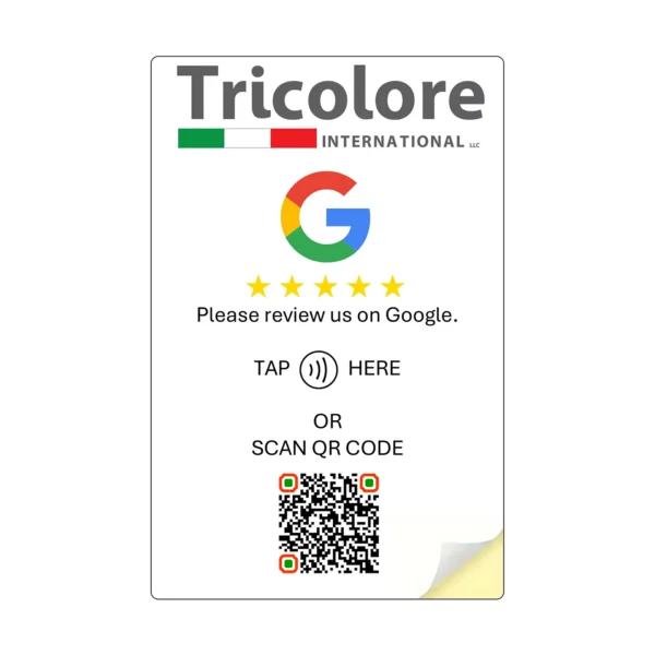 NFC Custom Social Media Stickers NFC + QR Code Programming